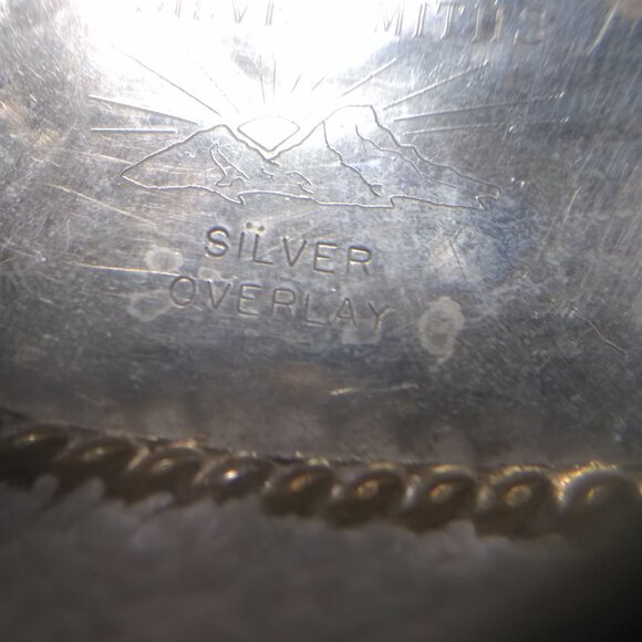 C.S.PH 1981 Reserve Hunter Hack Silverado Silversmiths Silver Overlay Buckle VTG main image 5